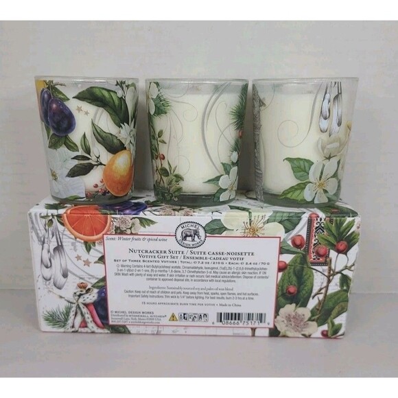 Michel Design Works - Nutcracker Suite Votive Gift Set - Picture 2 of 4